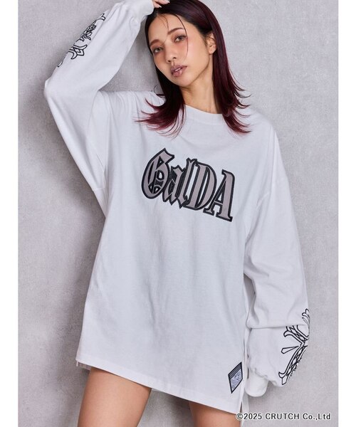 GYDA×GALFY original cross long Tシャツ｜ジェイダの通販｜&mall