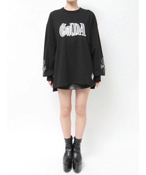 GYDA×GALFY original cross long Tシャツ｜ジェイダの通販｜&mall