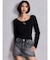 GGプレートlong sleeveニットトップス