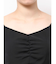 bijouバックルlong sleeveブラウス