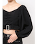 bijouバックルlong sleeveブラウス