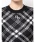 GG embroideryラメCHECKニットワンピース
