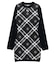 GG embroideryラメCHECKニットワンピース