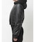 Hoodie Fake Leatherコート