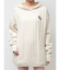 ランダムリブGG HOODIEニットチュニック
