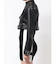 Fake leather shortジャケット