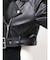 Fake leather shortジャケット