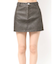 GGラインFake Leatherスカートライクショートパンツ