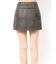 GGラインFake Leatherスカートライクショートパンツ