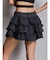 GG chain glitter print tieredスカートライクショートパンツ