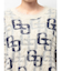 GG PATTERN MIXシャギーニットトップス