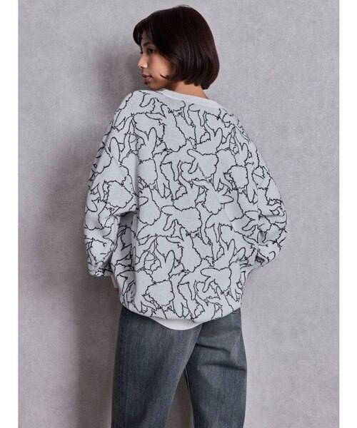 BUNNY patternニットトップス｜ジェイダの通販｜&mall（アンドモール