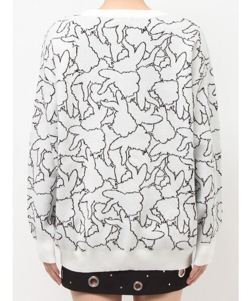 BUNNY patternニットトップス｜ジェイダの通販｜&mall（アンドモール