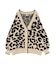 ラメGレオパードニットカーディガン