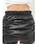 GG drawstring fake leatherショートパンツ