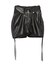 GG drawstring fake leatherショートパンツ