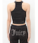 GYDA×Juicy Couture GG JC Emboss Big Bling Velour Bustier