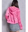 GYDA×Juicy Couture GG JC Emboss Big Bling Velour Hoodie