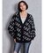 GYDA SLANT PATTERNニットカーディガン