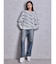 GYDA SLANT PATTERNニットトップス