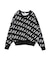 GYDA SLANT PATTERNニットトップス