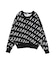 GYDA SLANT PATTERNニットトップス