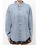 CROSS POINTケミカルデニムシャツ
