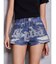 ジャストウエストGYDA bijou sublimation printingデニムショートパンツ