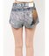 ジャストウエストGYDA bijou sublimation printingデニムショートパンツ