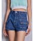 ring bijou studsデザインデニムショートパンツ