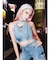 GG bijou MOLDチョーカーデニムショートTOPS