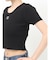 symmetry GYDAプレートハーフスリーブニットTOPS