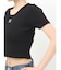 symmetry GYDAプレートハーフスリーブニットTOPS