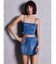 bijouカットデニムミニスカートライクショートパンツ