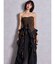 LEOPARD HEM DRAPE EDGEベアTOPS