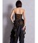 LEOPARD HEM DRAPE EDGEベアTOPS