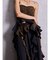 LEOPARD HEM DRAPE EDGEベアTOPS