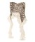 LEOPARD HEM DRAPE EDGEベアTOPS