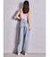 ハイウエストGYDA CUT OUT SIDE RIPPEDデニムパンツ