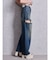 ハイウエストGYDA CUT OUT SIDE RIPPEDデニムパンツ