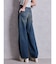 ハイウエストGYDA CUT OUT SIDE RIPPEDデニムパンツ
