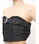 Glitter print beltブラウス