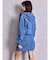 gradation bijouカットデニムパーカー