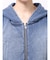 gradation bijouカットデニムパーカー