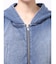 gradation bijouカットデニムパーカー