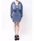 gradation bijouカットデニムパーカー