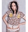 GYDA×GALFY leopard pileパーカー