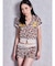 GYDA×GALFY leopard pileパーカー