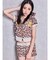 GYDA×GALFY leopard pileパーカー