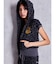 GYDA×GALFY leopard pileパーカー